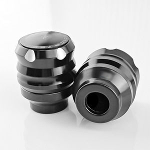 Protector de Horquilla Delantera para Motocicleta Qiangye, Negro, Aleación de Aluminio CNC, Absorción de Impactos - Product Image 2