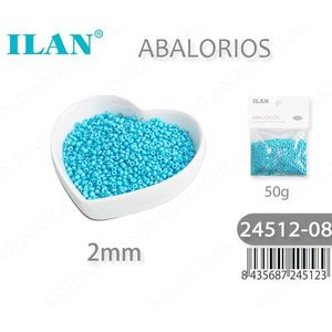 Perline Blu Ilan da 2mm, 50g per Creazione di Gioielli - Product Image 3
