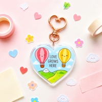 Fabricant de porte-clés : Créez vos propres porte-clés en plastique personnalisés, porte-clés de dessin animé, porte-clés renard, porte-clés vierges en acrylique transparent pour impression UV