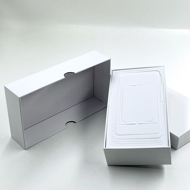 High Quality Empty White Mobile Cell Phone Packaging Box With Factory Price Luxury CellPhone Packing Box Retail Mobile Packaging