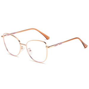 Nouvelles lunettes anti-lumière bleue 2026 pour femmes, monture œil-<span class=keywords><strong>de</strong></span>-chat haut <span class=keywords><strong>de</strong></span> gamme, branches <span class=keywords><strong>à</strong></span> ressort en métal, <span class=keywords><strong>verres</strong></span> photochromiques anti-lumière bleue - Product Image 6