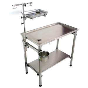 <span class=keywords><strong>Table</strong></span> d'examen pour chiens en acier inoxydable Lantun LT-1801/1802, personnalisable, pour l'épilation - Utilisation vétérinaire professionnelle - Product Image 3