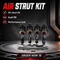 Untuk AUDI R8 42((2006~2015) Kit Suspensi Udara Coilover dan Perakitan Pegas Udara Suku Cadang Pneumatik Peredam Kejut Mobil