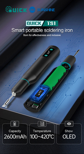 Fer à souder intelligent portable TS1 avec pointe de soudage de précision intégrée, écran LCD, température stable, outils de réparation - Product Image 2