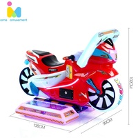 Simulateur de conduite de moto électrique pour enfants, machine de jeu vidéo d'arcade de course, simulateur de conduite à monnayeur pour enfants