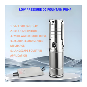 Bomba de agua sumergible de acero inoxidable de 24 V, bomba de riego solar de bajo consumo para jardín y piedra, con características OEM - Product Image 5