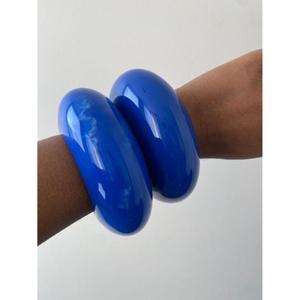 High Quality Glossy Finish Resin <b>Bangles</b> Non-Breakable Solid Build with Mix Color Patterns for Daily Use from <b>Indian</b> Supplier - Product Image 4