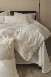 Bộ ga trải giường cao cấp chất liệu <span class=keywords><strong>cotton</strong></span> pha linen, mềm mại, thoáng khí, thích hợp cho nhà ở và khách sạn - Product Image 5