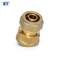 Plomberie Multicouche Pexalpex Tuyau Femelle Droit AC/Gaz 1/2 ''-1'' Raccords de Compression en Laiton PEX