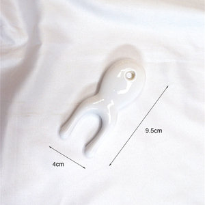 Haute qualité petite grenouille céramique Gua Sha nez outils de Massage yeux visage manuel masseur tête Merdian Massage peigne pour la beauté - Product Image 3