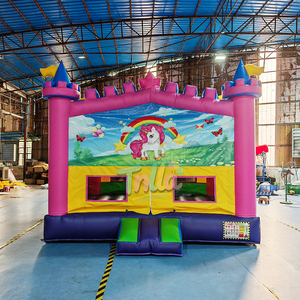 <span class=keywords><strong>Castillo</strong></span> Inflable Comercial Princesa Rosa con Tobogán, Casa <span class=keywords><strong>de</strong></span> Brinco <span class=keywords><strong>para</strong></span> <span class=keywords><strong>Niñas</strong></span>, <span class=keywords><strong>Castillo</strong></span> Hinchable <span class=keywords><strong>para</strong></span> Fiestas Infantiles - Product Image 6