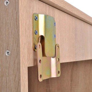 All'ingrosso mobile lavabo a doppio lavabo resistente all'umidità Set moderno muro di stoccaggio <span class=keywords><strong>Beige</strong></span> mobili da <span class=keywords><strong>bagno</strong></span> - Product Image 3