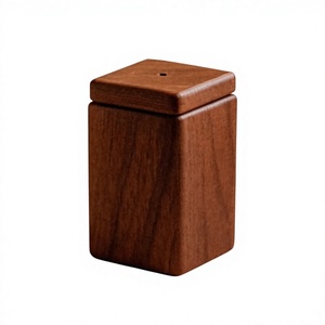 Molinillo de Sal y Pimienta de Madera de Acacia con Perilla Giratoria, Mecanismo Manual de Empuje y Tracción, Ecológico y Duradero - Product Image 1