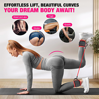Sangles de cheville robustes réglables pour musculation, équipement de soutien pour entraînement des jambes sur machine à câble de gym