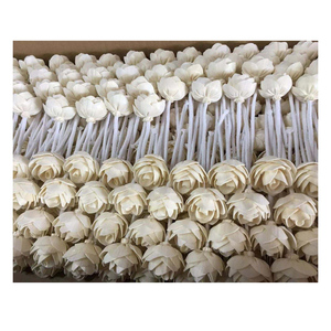 Sola-flores de madera para decoración del hogar, flores de cerezo hechas a mano - Product Image 1