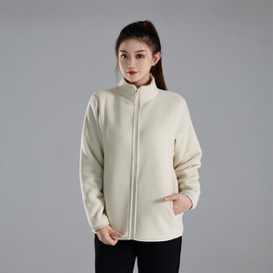 Veste <span class=keywords><strong>polaire</strong></span> unisexe de haute qualité, décontractée, à col montant, respirante, coupe-vent, avec poche zippée, pour l'extérieur - Product Image 4