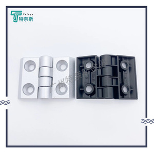 Charnières en profilé aluminium 2020 3030 3040 4040 en alliage de zinc pour portes industrielles et armoires, angle d'ouverture 180 degrés, conception à 2 trous - Product Image 3