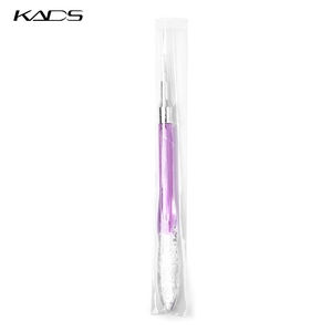 KADS Lápiz de Punta para Decoración de Uñas, Herramienta de Punteo de Doble Punta, Mango Acrílico Rosa, Aleación de Acero, Herramienta de Manicura para Puntear Uñas - Product Image 5