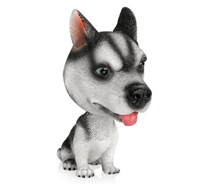 QY les nouvelles poupées de dessin animé créatives mignonnes ornements de <span class=keywords><strong>voiture</strong></span> décoration ressorts de <span class=keywords><strong>voiture</strong></span> secouant sa tête ornements de chien simulation mignonne - Product Image 6