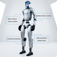 Nouveau robot humanoïde industriel UBTECH Walker S2 G1, 132x450x200, 52DOF, charge utile de 35 kg, certifié CE ISO, pour utilisation en hôtel/livraison de repas/lobby