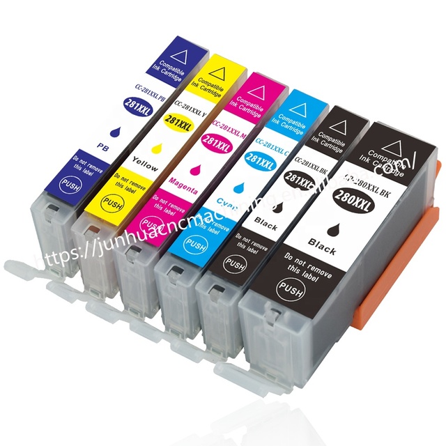 280XL 281XL Compatible Ink Cartridge for Canon Pixma TS6120 TS9120 TS8120 TR7520 TR8520 Printer