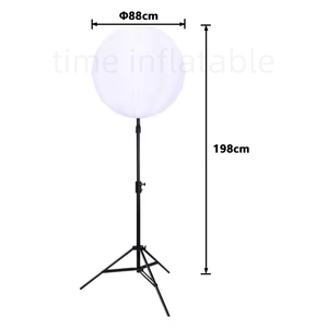 Globo hermético personalizado, modelo LED, bola inflable en trípode, globo inflable publicitario - Product Image 3