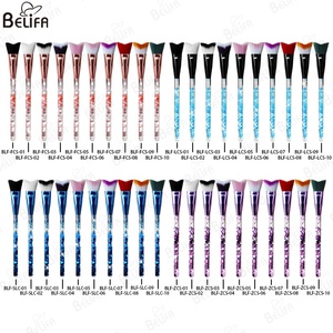 Tùy chỉnh V hình dạng mềm Fluffy Swoop cong lông mi Bàn Chải Rửa chất tẩy rửa làm sạch dầu gội Lash phần mở rộng làm sạch bàn chải - Product Image 4