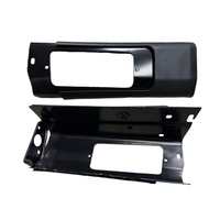 Accessoires de voiture YBJ Cadre d'angle noir en fer pour Landcruiser 2007-2021 LC70 78 70 FJ76 SUV Pare-chocs arrière LC79 Cache de feu arrière