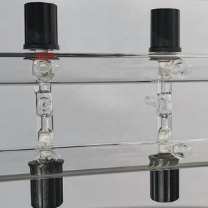 Vejiga <span class=keywords><strong>de</strong></span> vacío <span class=keywords><strong>de</strong></span> doble banco Schlenk <span class=keywords><strong>de</strong></span> <span class=keywords><strong>vidrio</strong></span> borosilicato para gases inerts, <span class=keywords><strong>de</strong></span> CS Labglass, para <span class=keywords><strong>laboratorio</strong></span> - Product Image 2