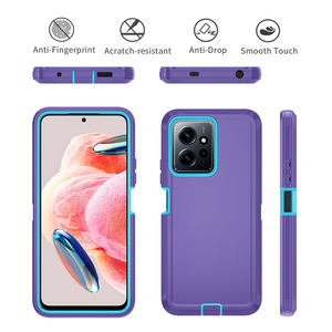 Accesorios Anticaída para Teléfono Móvil, Funda Protectora 4 en 1 <span class=keywords><strong>Defender</strong></span> Otterboxer para Redmi Note 12 4G - Product Image 2