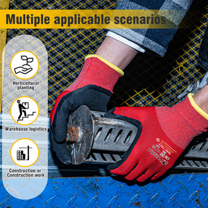 XINGYU Nitrile Sandy Clima frío Guantes de trabajo aislados impermeables Interior Cálido Guantes de invierno Resistente al frío Guantes cálidos para clima cálido - Product Image 4