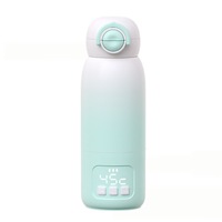 Nouveau chauffe-biberon portable 2026, 2800mAh*4, 500ml, bec anti-éclaboussures, rechargeable, température constante, certifié 3C, pour voyage et maison