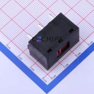 V70213MS02Q Slide Switch Through hole Component (THT) Switch Single Pole Double Throw Screwdriver Slot PC Pin Through Hole - Product Image 2