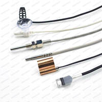 Sonda de Temperatura RTD de Alta Precisión con Montaje de Brida, Sensor de Temperatura para Horno Eléctrico y Freidora de Aire