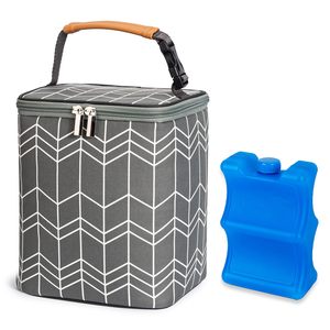 Leakproof sữa mẹ Cooler breastmilk lưu trữ túi Cooler bé chai túi với xử lý Di động Túi nước đá cho xác ướp - Product Image 6