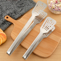 Pinces de cuisine en acier inoxydable écologiques de 9 pouces et 12 pouces pour la cuisine à domicile, le barbecue et la restauration, résistantes aux hautes températures