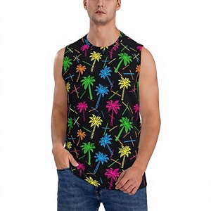 Custom Men's Muscle <b>Tank</b> <b>Top</b> <b>Knitted</b> 100% Cotton Soft Stretch Breathable Sleeveless Gym Workout Bodybuilding Fitness Training - Product Image 1
