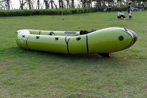 Fabrication professionnelle Frontier <span class=keywords><strong>pas</strong></span> <span class=keywords><strong>cher</strong></span> TPU Packraft Kayak gonflable Rafting Pack radeau bateau Packraft - Product Image 6