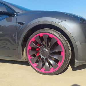 ホイール ハブ 保護リング 4個セット Tesla Model Y Performance 21インチ ホイール用 リムプロテクター プロテクターリング - Product Image 3