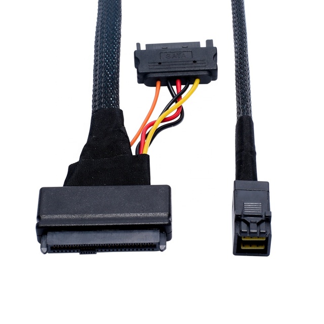 Factory OEM U.2 (SFF-8639) NVMe PCIe to Mini SAS (SFF-8643) SSD CableCHONGHEE