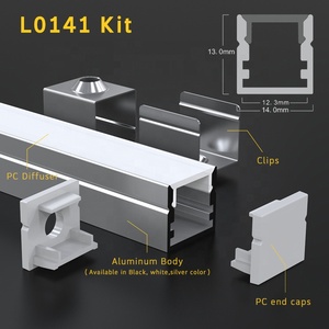 Profils en aluminium de haute qualité blanc noir à faible fente pour barre lumineuse à bande <span class=keywords><strong>Led</strong></span> profil de piste <span class=keywords><strong>Led</strong></span> <span class=keywords><strong>Alu</strong></span> - Product Image 2