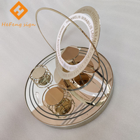 Présentoir Led cosmétique en acier inoxydable, personnalisé, en métal, bijoux, lumineux