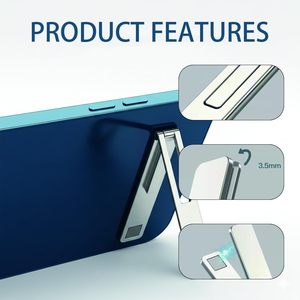 Nuevo Soporte Adhesivo Portátil de Aleación de Aluminio, Soporte Plegable Pequeño para Escritorio, Soporte Universal para Teléfono Celular, Mini Soporte Profesional para Teléfono - Product Image 4