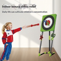 Cible de fléchettes rotative en plastique, best-seller transfrontalier, jouet de décompression sportive pour enfants, pour parc, camping et pelouse extérieure