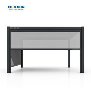 Pergola à toit fixe, gazebo en aluminium d'extérieur, pavillon imperméable, <span class=keywords><strong>abri</strong></span> permanent pour <span class=keywords><strong>jardin</strong></span>, cour, patio - Product Image 3