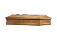 Ataúd de Madera de Paulownia Estilo Italiano Económico C007 para Adultos con Función de Cremación, 192x56x28cm, 25mm de Grosor