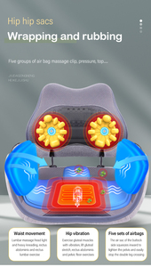 Costas elétrica e cintura Relaxar Shiatsu Almofada Massagem Aquecida Portátil <span class=keywords><strong>Butt</strong></span> Spine Amassar Massagem Cadeira Almofada Assento - Product Image 3