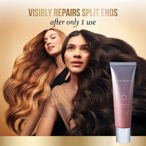 Après-shampoing sans rinçage à la kératine biologique et à l'huile d'argan, traitement protéiné pour cheveux secs, abîmés et colorés, répare les pointes fourchues - Product Image 3