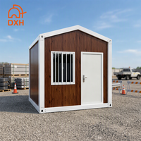 conteneur à toit plat portable Panneaux sandwich modulaires Bâtiment de bureaux de jardin pour entrepôt temporaire extérieur
