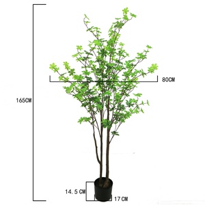 Elegante <span class=keywords><strong>Albero</strong></span> Artificiale di Enkianthus <span class=keywords><strong>da</strong></span> 165 cm, Realistico e Fiorito, per Decorazione di Giardini, Patii e Paesaggi Naturalistici - Product Image 3